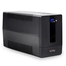 Джерело безперебійного живлення NJOY Horus Plus 1500 (PWUP-LI150H1-AZ01B) Lin.int., AVR, 4 x євро, USB, LCD, пластик - мініатюра 3