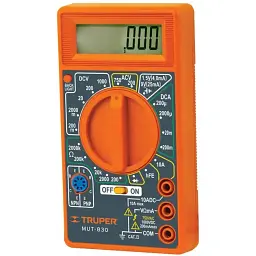 Тестер-мультиметр Truper Light-Duty (MUT-830)