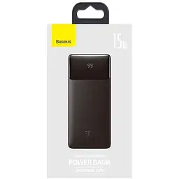 Портативна батарея Baseus Bipow Digital Display 20000 mAh 15W PPDML-J01 Black - мініатюра 9