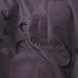 Комплект постільної білизни MirSon Сатин Elit 0231 Excalibur Freedom 110х140 см темно-фіолетовий (2200010538519) - мініатюра 3