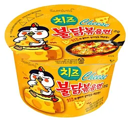 Локшина швидкого приготування Samyang Buldak Hot Chicken Flavour Ramen Cheese 105г