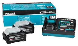 Набір акумуляторів BL4040F (2 шт) та зарядний пристрій для продукції Makita XGT 40 В (1916Y1-1) - мініатюра 2