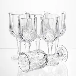 Набір келихів для вина Vintage Crystal 6 штук по 150 мл Yiwu HP-34-73 - мініатюра 3