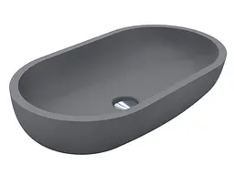 Умивальник Miraggio Mark 625 mirastone gray Сірий 0002691
