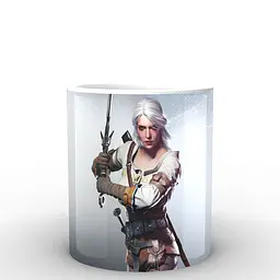 Кухоль GeekLand The Witcher Відьмак Цирі TW.02.014.241 330 мл білий - мініатюра 3