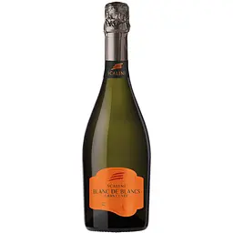 Вино ігристе Scalini Blanc de Blancs Gran Cuvee біле екстра сухе 11% 0.75 л (8005400054013)