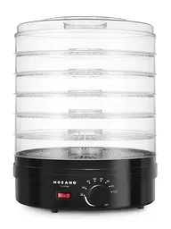 Сушарка дегідрататор Mozano Food Dehydrator 500 W Czarna - мініатюра 2