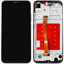 Дисплей Huawei P20 Lite /Nova 3e чорний, з рамкою, Midnight Black