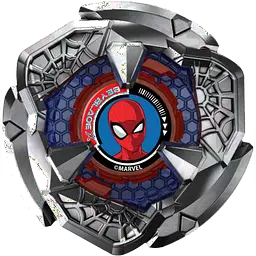 Іграшка-дзиґа Hasbro Beyblade X Marvel з пусковим пристроєм Spider-man 3-60F vs Venom 3-80N (G0278_G0288) - мініатюра 2
