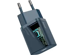 Мережевий зарядний пристрій BASEUS Super Si Quick Charger Type-C 20 W Blue (CCSUP-B03) - мініатюра 4