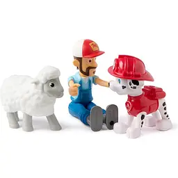 Набір колекційних фігурок Paw Patrol Цуценя-рятівник Маршал, фермер Ел та вівця (SM97242/6072994) - мініатюра 4