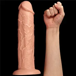 Вібратор Lovetoy Realistic Long Vibrating Dildo Реалістичний, 28 см - мініатюра 2