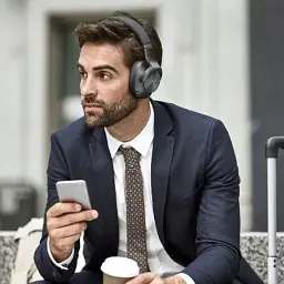 Навушники з мікрофоном Technics EAH-A800 Black - мініатюра 8