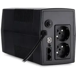 Пристрій безперебійного живлення Vinga LCD 800VA plastic case with USB (VPC-800PU) - мініатюра 5