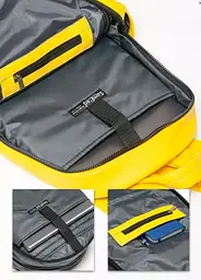 Чоловічий рюкзак Sambag Zard LST жовтий 46 х 28 х 13 см (25018028m) - мініатюра 3