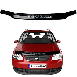 Дефлектор капота мухобійка Volkswagen Touran 2003-2007 Voron Glass