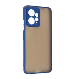 Чехол-панель-накладка для Xiaomi Redmi Note 12 4G, Frosted Matte, синий, противоударный чехол с защитой всего корпуса, термополиуретан TPU + поликарбонат PC, ArmorStandart (ARM67734)