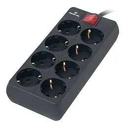 Мережевий фільтр RS-8 PROTECT 1.8m Black (EL122300021)