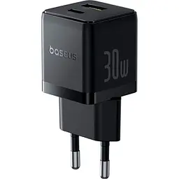 Мережевий зарядний пристрій Baseus Palm Fast Charger 30W Cluster Black (P1011160A113-00) [139989]