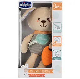 М'яка іграшка з прорізувачем Chicco Зайченя DouDou для обіймів, 30х12х10 см (11467.00) - мініатюра 5