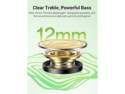 Навушники TWS UGREEN WS207 HiTune T3CWhite (45110) - мініатюра 7