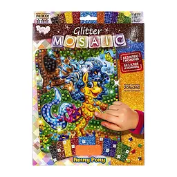 Мозаїка Danko Toys Funny Pony від 5 років 29,5х21,5х2 см Коричневий (RN-250-N-1161)