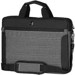 Сумка для ноутбука 16" 2E "Practic" Grey/чорний нейлон 43x31x5.9 см (2E-CBN816GR)