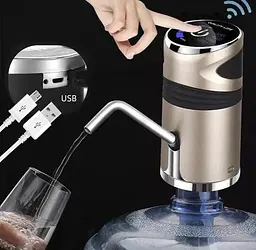 Електрична помпа для води Water Dispenser XL-129 срібляста USB - мініатюра 4