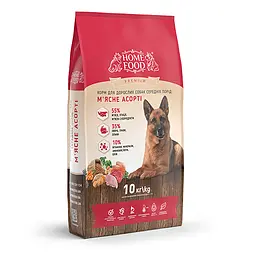 Сухий корм для дорослих собак М'ясне асорті DOG ADULT MEDIUM Універсальний 10 кг