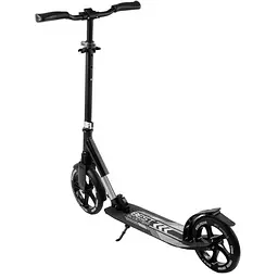 Самокат алюмінієвий Best Scooter ЦБ-00250418 чорно-білий - мініатюра 3