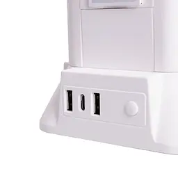 Мережевий фільтр-подовжувач TOWER 12 розеток LED-лампа 3USB + 1PD 4,8 метри Yiwu HP-5-11MF - мініатюра 19