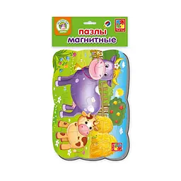 Пазли на магніті Vladi Toys Корова та теля, 12 елементів (VT3205-74) - мініатюра 2
