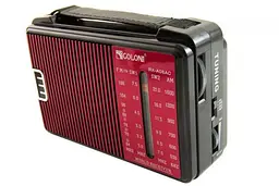 Радіоприймач всехвильовий Golon RX-A08AC Red-Black (3_03033) - мініатюра 2