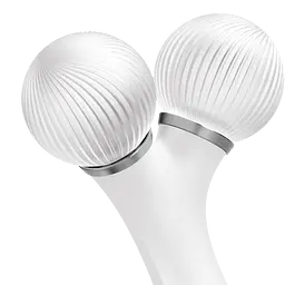 Електронний звуковий ролик для обличчя GESKE Sonic Facial Roller 4 в 1 білий - мініатюра 2