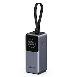 Батарея універсальна Ugreen 20000 mAh 130W Cable Space gray (U_55365B) - мініатюра 1