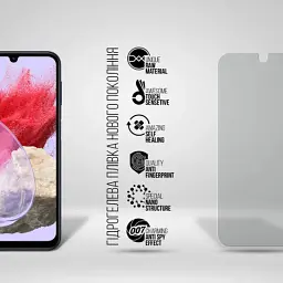 Плівка захисна Armorstandart Anti-spy Samsung M15 5G (M156) (ARM74364) - мініатюра 2
