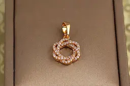 Кулон Xuping Jewelry Сяйво нескінченності золотистий