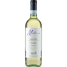 Вино Millini Grillo Sicilia DOC біле, сухе 12% 0.75 л