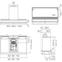 Витяжка Elica BOX IN NO DRIP IX/A/90 - мініатюра 10