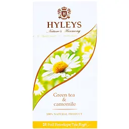 Чай Hyleys зелений з ромашкою 37.5 г (25 шт. x 1.5 г) - мініатюра 2