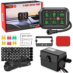 Універсальна система релейного керування із запобіжником TJSC 6 Gang Switch Panel