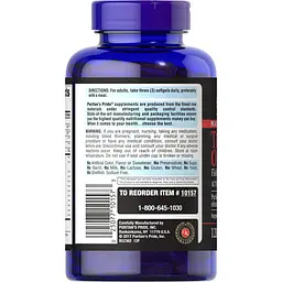 Жирні кислоти Puritan's Pride Triple Omega 3-6-9 Fish Flax Borage Oils Maximum Strength 120 капсул - мініатюра 3