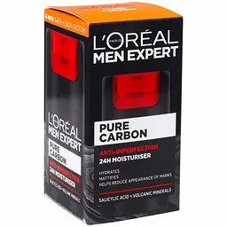 Крем для обличчя L'Oreal Paris Men Expert Pure Power Anti-Imperfection Moisturiser Зволожуючий 50 мл