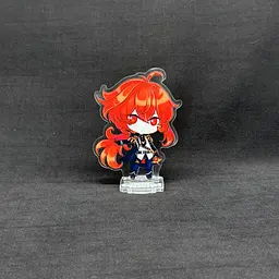 Акрилова колекційна фігурка Геншин Імпакт - Genshin Impact Chibi Ділюк (Dilyuk) 1 10 см - мініатюра 2
