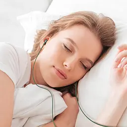 Навушники Hoco Comfortable universal silicone sleeping earphones with mic M89 - мініатюра 3