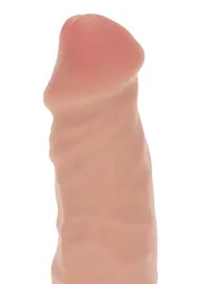 Вібратор ToyJoy Dual Density 9", 23 см (тілесний) - мініатюра 2