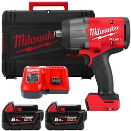 Гайковерт акумуляторний безщітковий 1/2'' MILWAUKEE, M18 FHIW2F12-502Х, 2034Нм, з кільцем