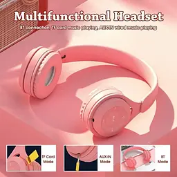 Бездротові навушники BT 5.0 TF MP3 Player AUX Y08 Over Ear - мініатюра 2