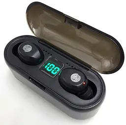 Бездротові навушники Bluetooth 5.0 із сенсорним керуванням та зарядним кейсом Amoi F9 - мініатюра 2
