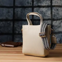 Сумка для жінок з натуральної шкіри з модним трапецієподібним кроєм Vintage 16х19х9 см sum0027583 - мініатюра 11